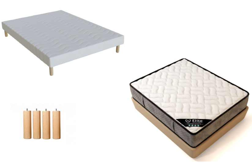 Ensemble Sommier Matelas Élite 30cm Ferme